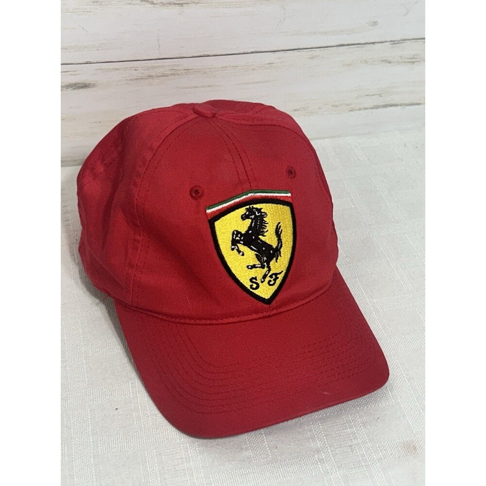 Genuine Official Licensed Product Red Ferrari Snapback Hat Cap 1999 Cotton race
